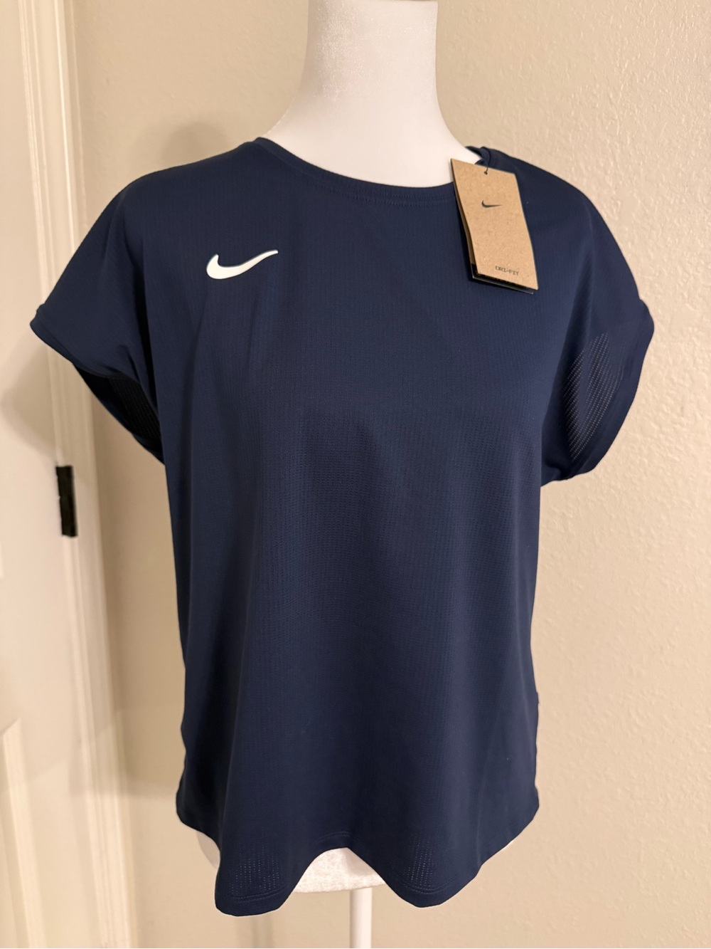 Nike Navy Short Sleeve Performance Tee